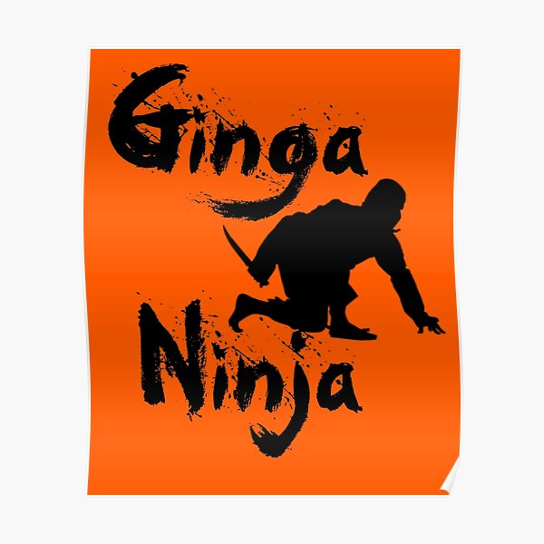 Ginger Ninja Posters | Redbubble