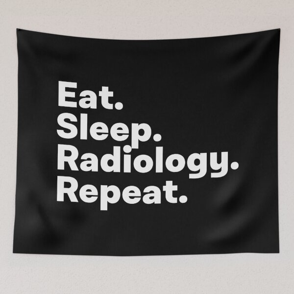 Item preview, Eat Sleep Radiology Repeat designed and sold by teesaurus.