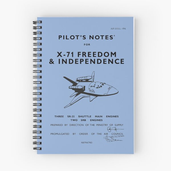 Item preview, Pilot's Notes for X-71 Freedom and Independence designed and sold by Project Cancelled.