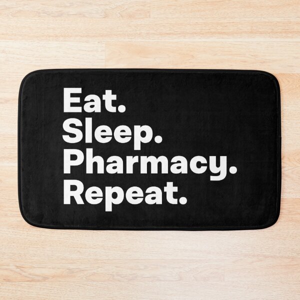 Item preview, Eat Sleep Pharmacy Repeat designed and sold by teesaurus.