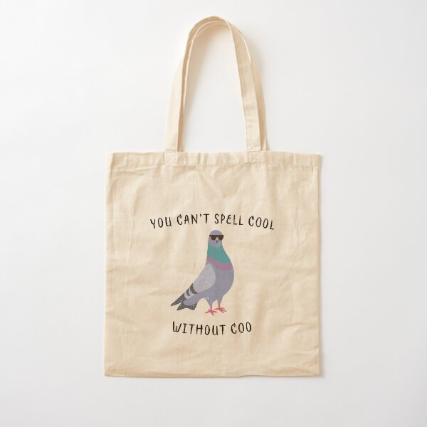 Cool pigeon Cotton Tote Bag