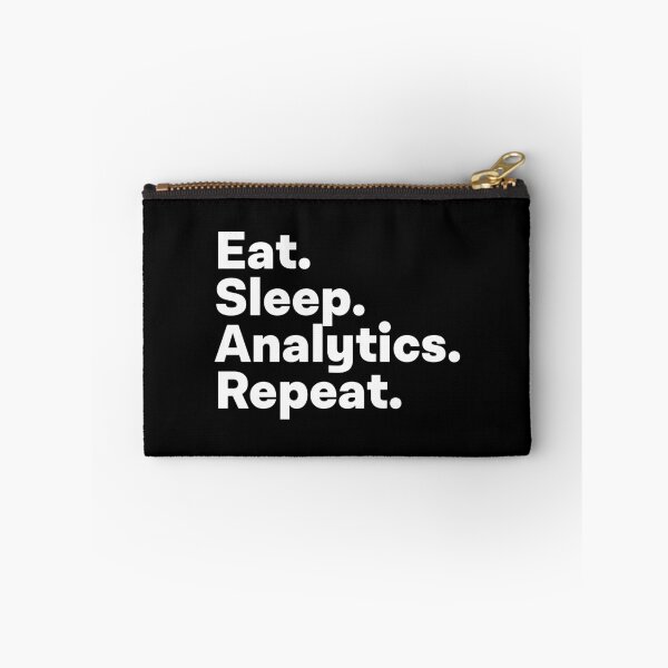 Item preview, Eat Sleep Analytics Repeat designed and sold by teesaurus.