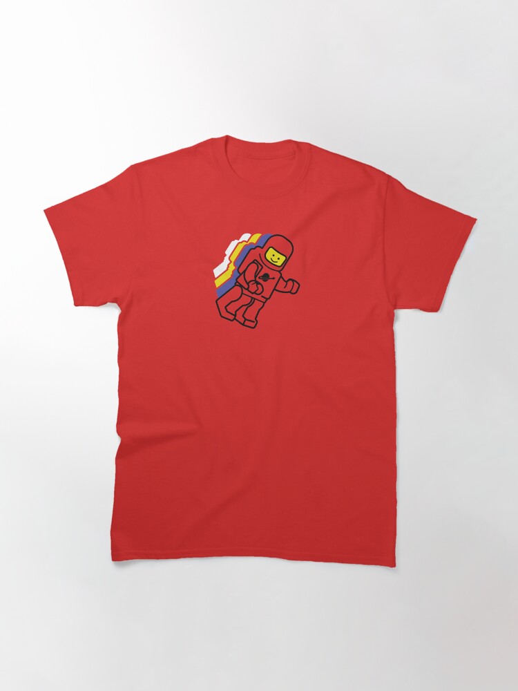 Alternate view of Spaceman - Red Classic T-Shirt