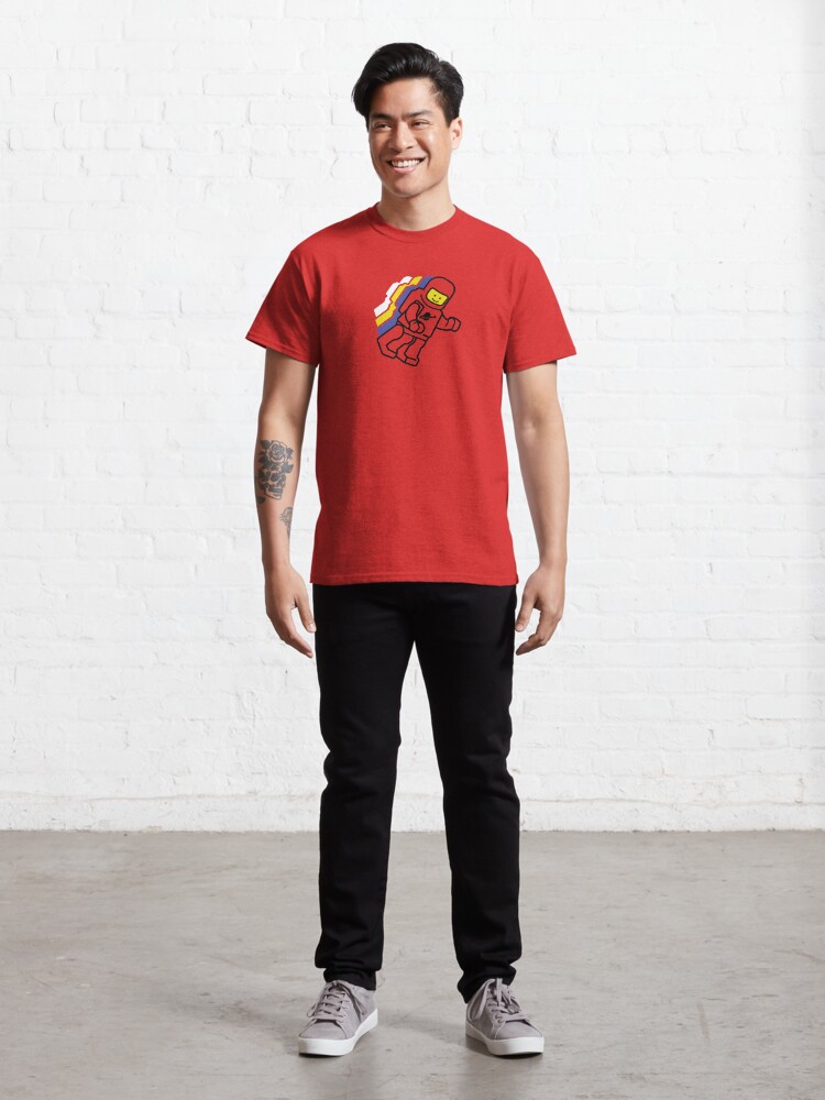 Alternate view of Spaceman - Red Classic T-Shirt