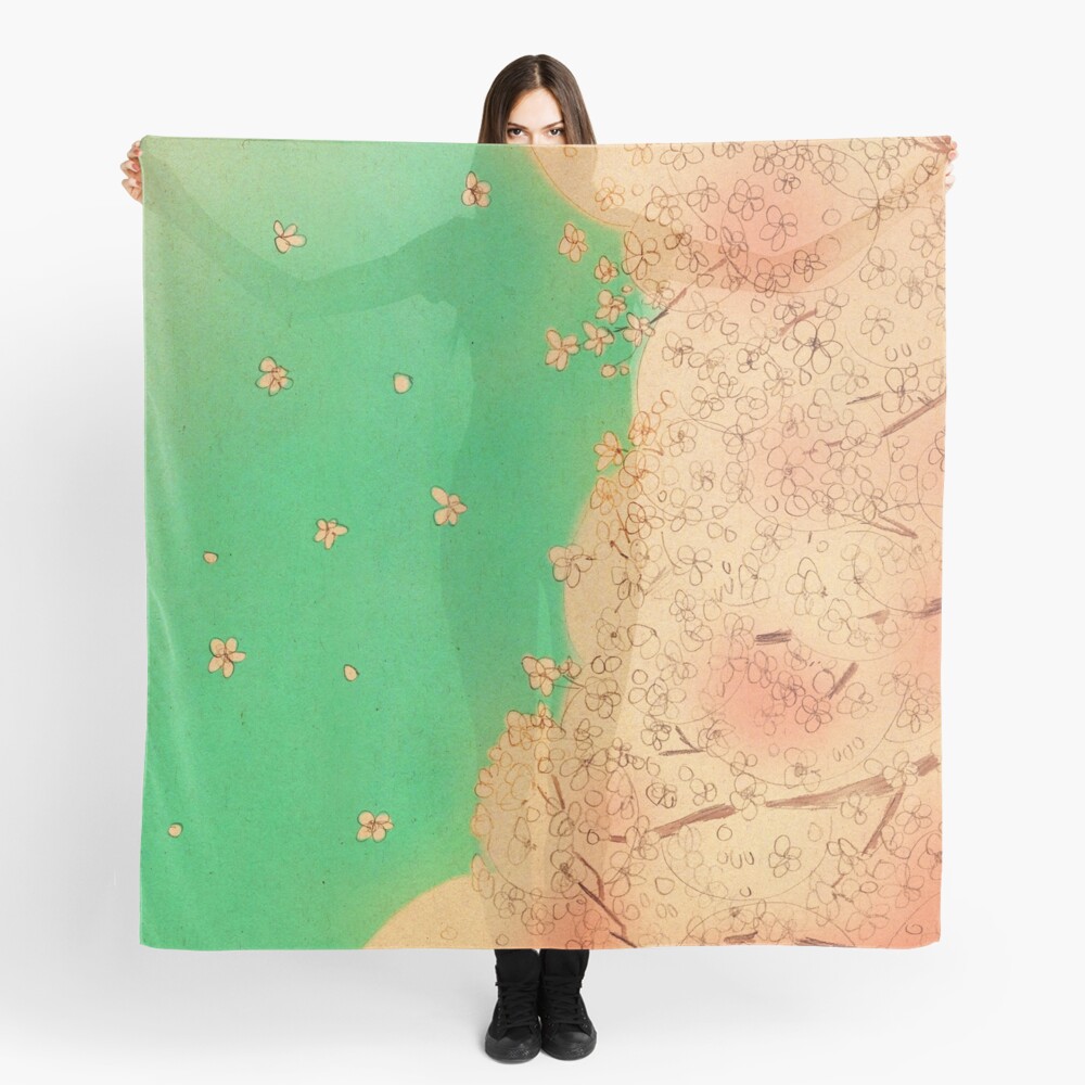 Cherry blossoms - Nice weather today Scarf