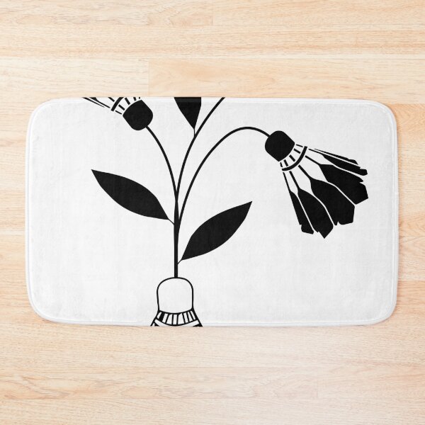 Item preview, Birdie Flowers (Black) designed and sold by heckyesco.