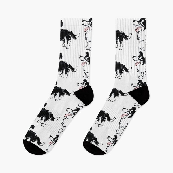 Item preview, Border Collie - Black and White (Full Body) WHITE BG designed and sold by TheChicken.
