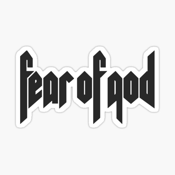 Fear Of God Stickers Redbubble