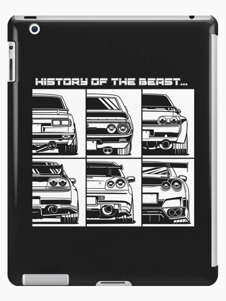 Skyline Gtr Hakosuka Kenmeri R32 R33 R34 Gt R R35 Godzilla Car Japanese Legendary Cars Car Lover Car Guy Car Fan Car Enthusiast Gearhead Petrolhead Jdm Lover Gift Ipad Case Skin