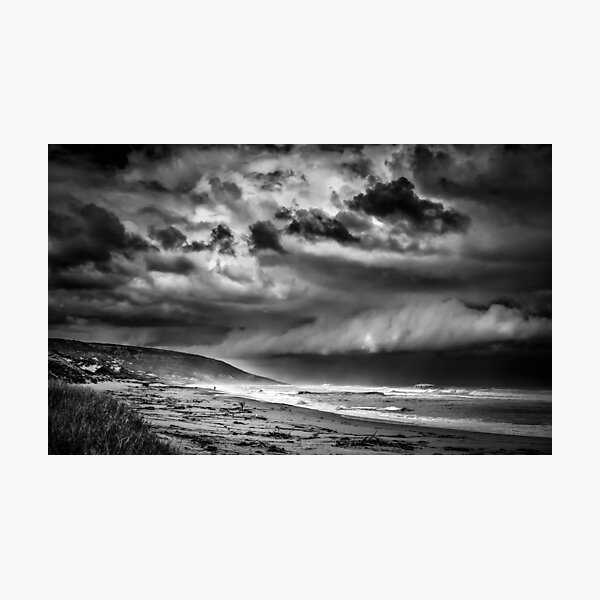 Item preview, South Australia in Black and White - Waitpinga Beach - Photographic Print designed and sold by nickegglington.