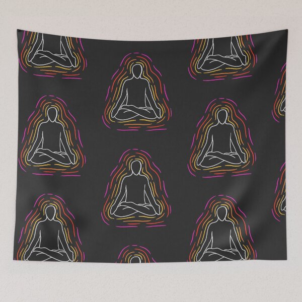 Item preview, Yoga Meditation Art - Hippie designed and sold by isstgeschichte.