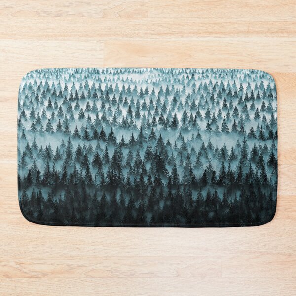 Item preview, FOREST - a large format watercolor - forest and mountains designed and sold by Rebecca Reck Art.