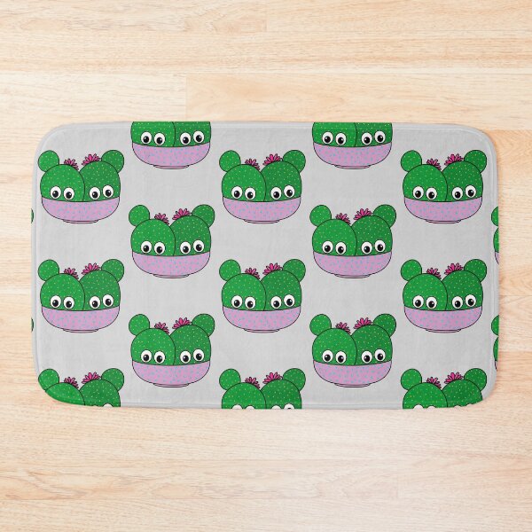 Item preview, Cute Cactus Design #315: Cacti Couple With Cute Blooms designed and sold by DreamCactus.