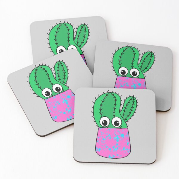 Artikelvorschau, Cute Cactus Design #319: Cactus In Paint Splattered Pot entworfen und verkauft von DreamCactus.