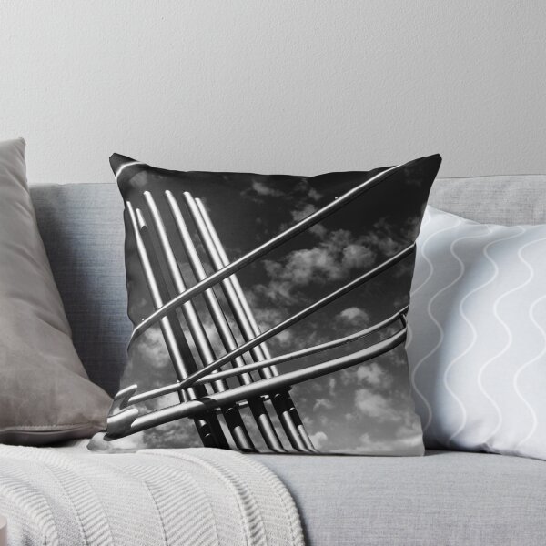 Item preview, South Australia in Black and White - Seaside Sculpture Glenelg Beach - Photographic Print designed and sold by nickegglington.