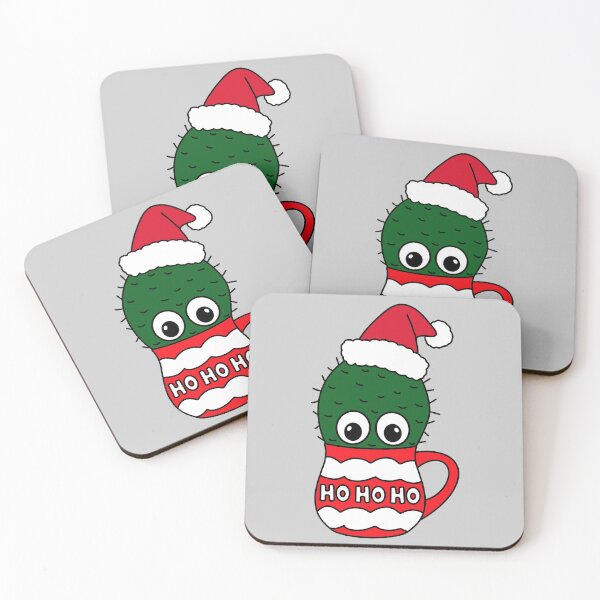 Item preview, Cute Cactus Design #323: Cactus With A Santa Hat In A Christmas Mug designed and sold by DreamCactus.