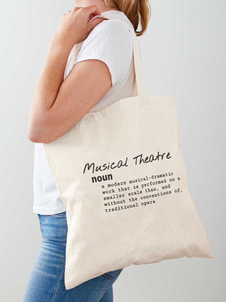 CafePress I Love Musical Theater Tote Bag 1351315796 