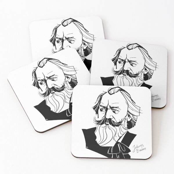 Item preview, Johannes Brahms designed and sold by Irina Ivanova.