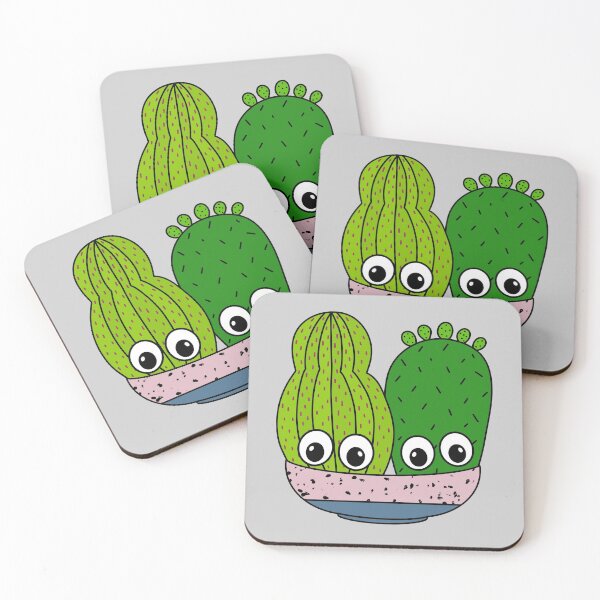 Item preview, Cute Cactus Design #330: Cute Cacti Arrangement In Pottery Bowl designed and sold by DreamCactus.