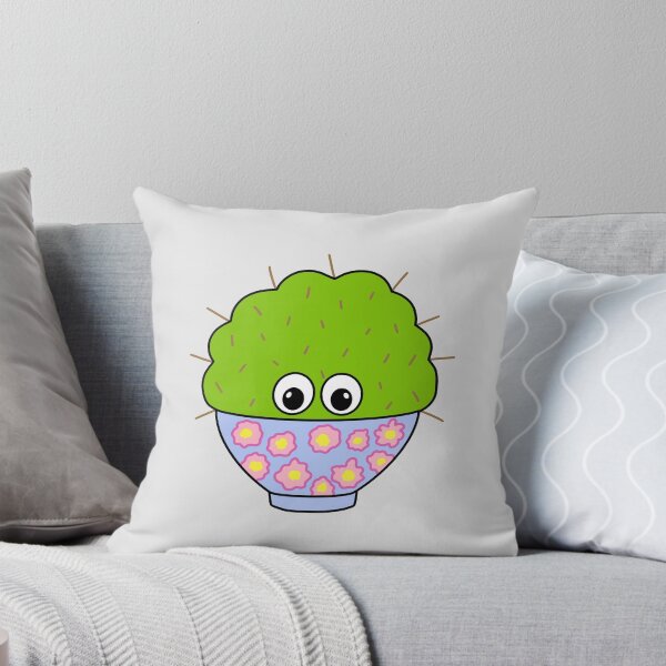 Artikelvorschau, Cute Cactus Design #331: Cute Cactus In A Floral Pot entworfen und verkauft von DreamCactus.