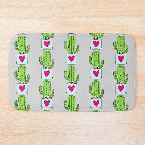 Item preview, Cute Cactus Design #332: Cute Cactus In A Heart Pot designed and sold by DreamCactus.