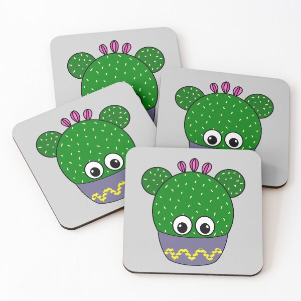Item preview, Cute Cactus Design #339: Cute Round Cactus In A Bowl designed and sold by DreamCactus.