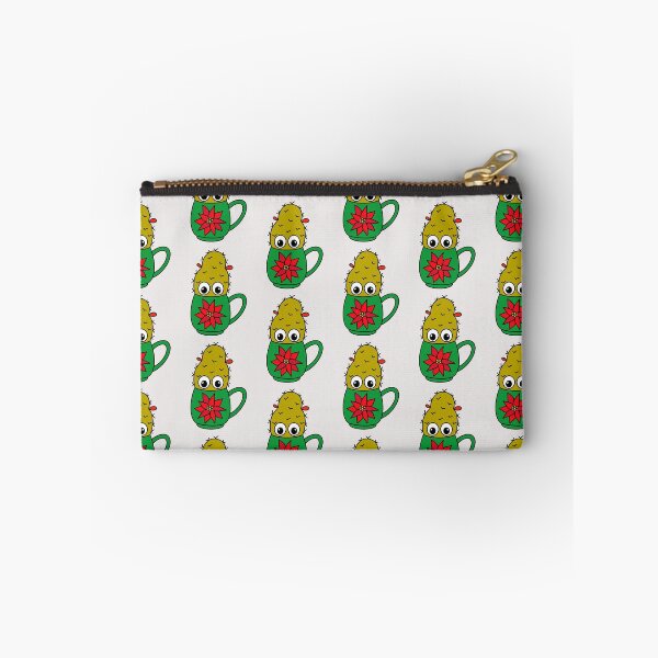 Item preview, Cute Cactus Design #343: Mini Cactus In Poinsettia Mug designed and sold by DreamCactus.