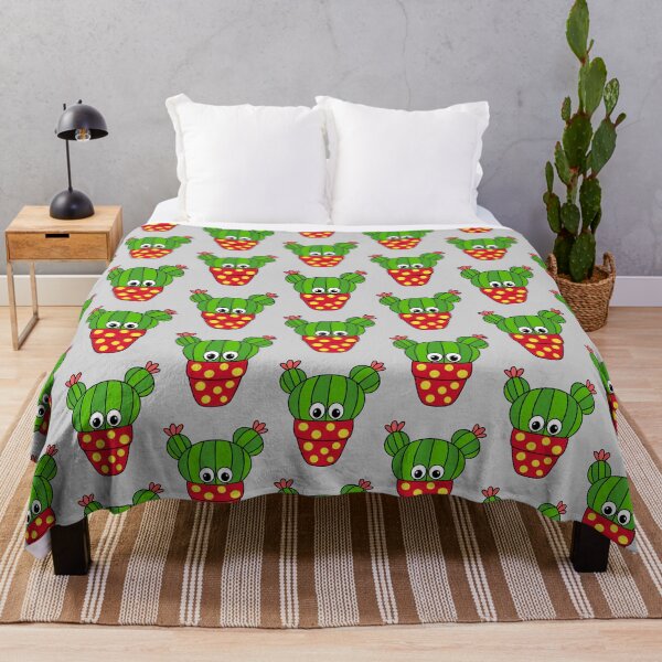 Item preview, Cute Cactus Design #344: Nice Cactus In Polka Dot Pot designed and sold by DreamCactus.