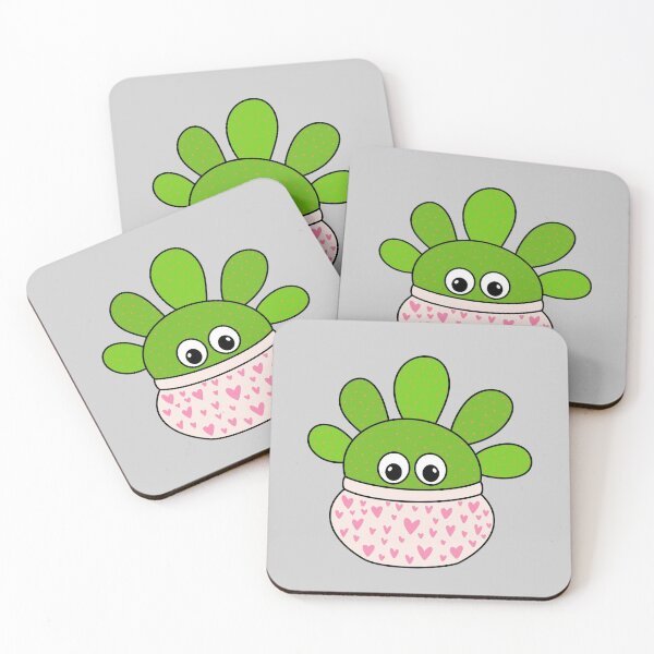 Artikelvorschau, Cute Cactus Design #345: Opuntia Microdasys Cactus In A Cute Heart Pot entworfen und verkauft von DreamCactus.