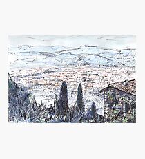 Florence From Fiesole Photographic Print