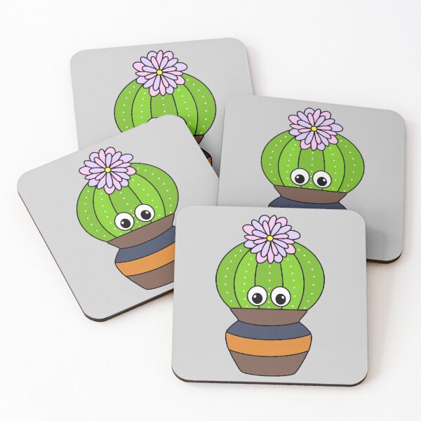 Item preview, Cute Cactus Design #348: Pretty Cactus In A Jar designed and sold by DreamCactus.
