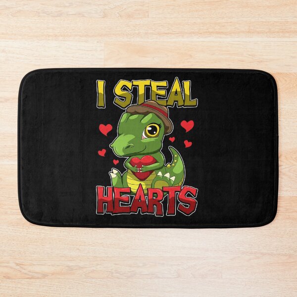 Item preview, I Steal Hearts - Cute T-Rex With Dinosaur Heart designed and sold by anziehend.