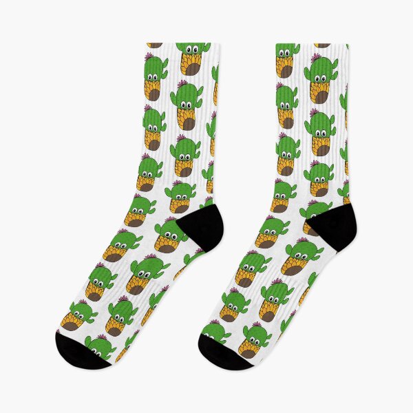 Artikelvorschau, Cute Cactus Design #353: Prickly Pear Cactus In Sunflower Pot entworfen und verkauft von DreamCactus.