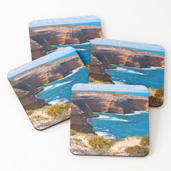 Item preview, Stunning Limestone Cliffs Form The Majority Of The Parameter Of Innes National Park On South Australia's Yorke Peninsula designed and sold by nickegglington.