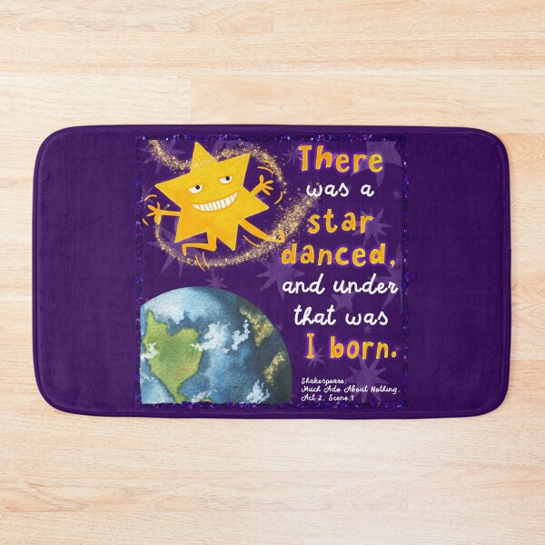 Item preview, Shakespeare Much Ado About Nothing born under a star quote designed and sold by bushwombat.