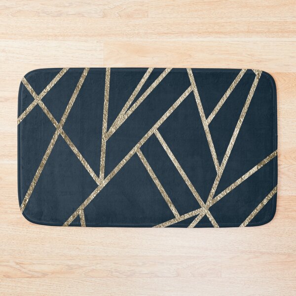 Item preview, Classic Dark Blue Gold Geo #1 #geometric #decor #art designed and sold by Anita's & Bella's Art.