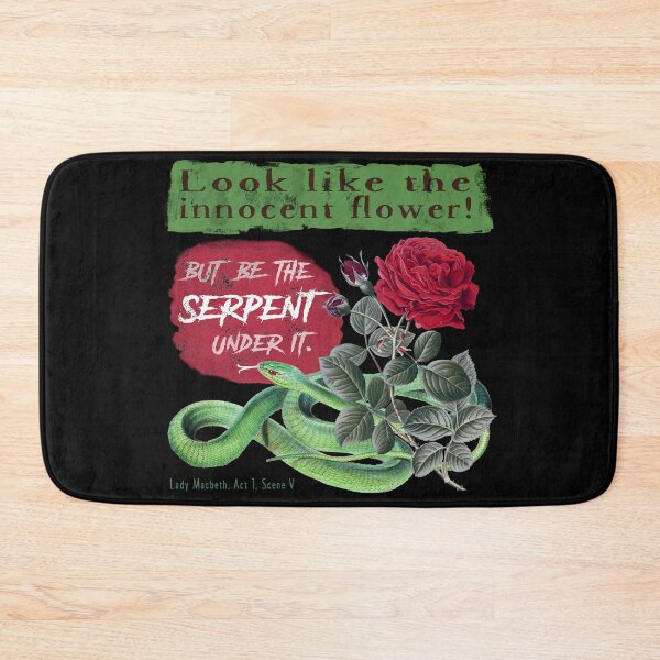 Item preview, Serpent quote by Lady Macbeth - Shakespeare designed and sold by bushwombat.
