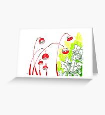 Sketch 13 ... battle of the caterpillars Greeting Card