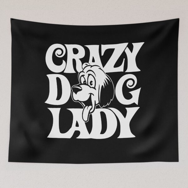 Item preview, Crazy Dog Lady - Christmas And Birthday Gift Ideas For Dog Lovers designed and sold by ASClothDesign.