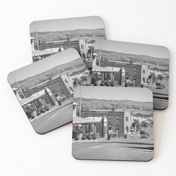 Item preview, South Australia in Black and White - Port Elliot Main Street - Photographic Print designed and sold by nickegglington.