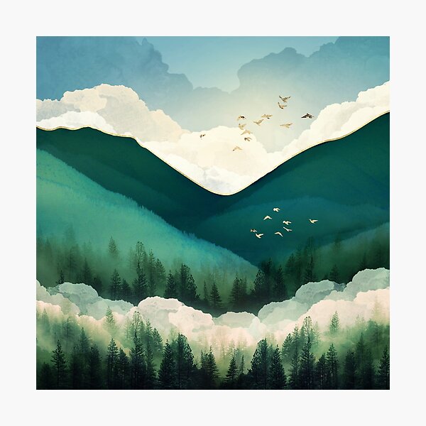 Item preview, Emerald Hills designed and sold by spacefrogdesign.