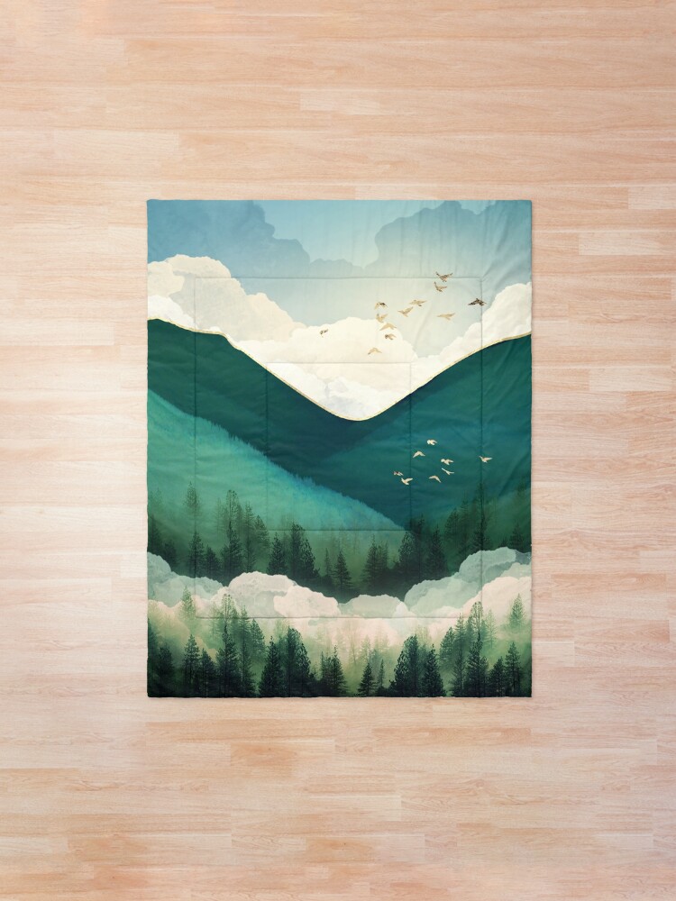 Alternate view of Emerald Hills Comforter