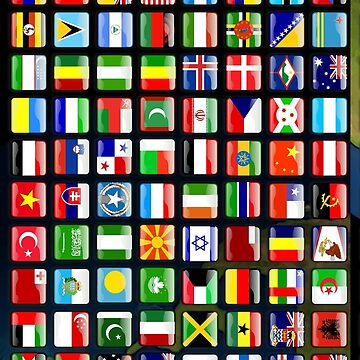 World Flags with Country Names Tote Bag for Sale by Dee Dee