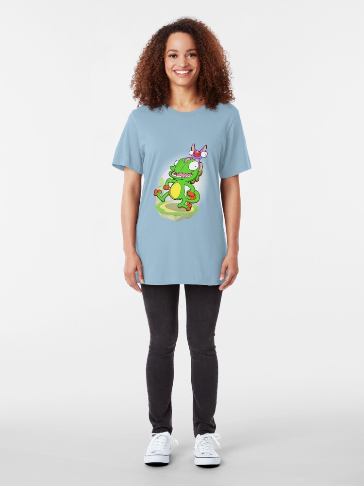 Alternate view of Lizard and Bat! Slim Fit T-Shirt