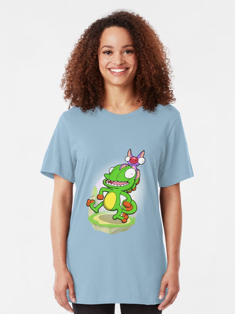 Alternate view of Lizard and Bat! Slim Fit T-Shirt