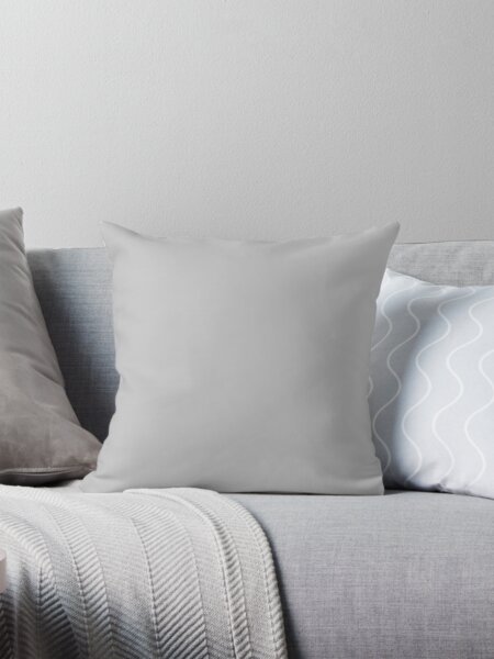 Item preview, Silver Gray Solid Color designed and sold by rewstudio.