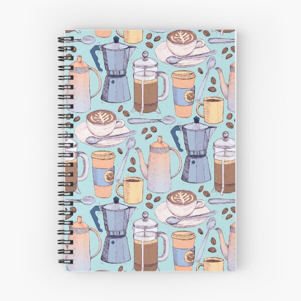 Item preview, Coffee Love on Blue designed and sold by micklyn.