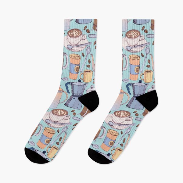 Item preview, Coffee Love on Blue designed and sold by micklyn.