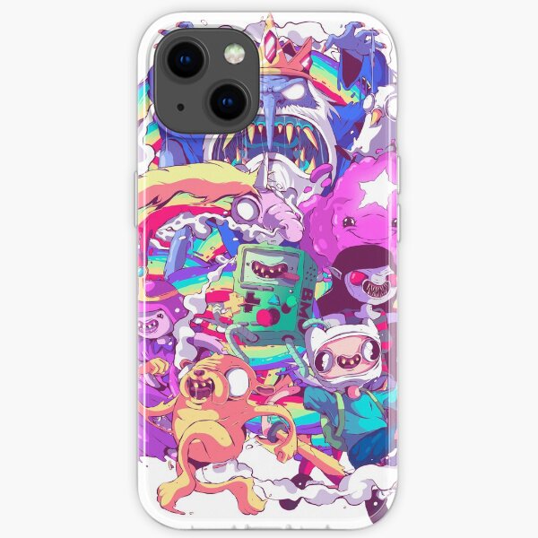 Adventure Time - Liquid Doodle iPhone Soft Case