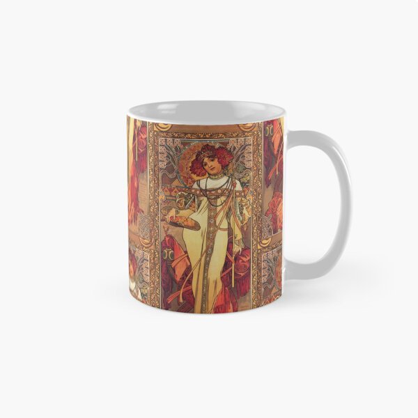 Item preview,  Lady Art nouveau vintage art - Alphonse Mucha designed and sold by Vintage Designs +.